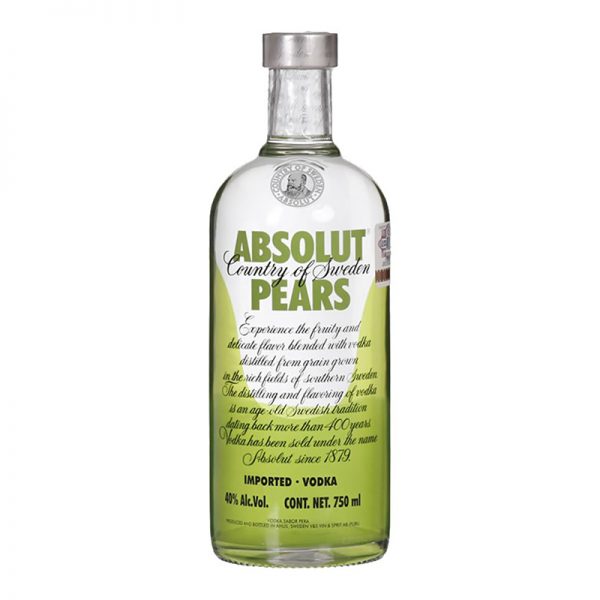 VODKA ABSOLUT PEARS 750 CC