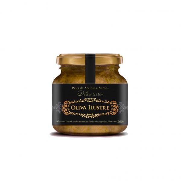 PASTA DE ACEITUNAS VERDES FRASCO X 220grs