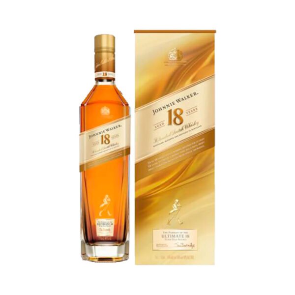 Johnnie Walker 18 Años - Blended Scotch Whisky Premium - Botella 750 ml