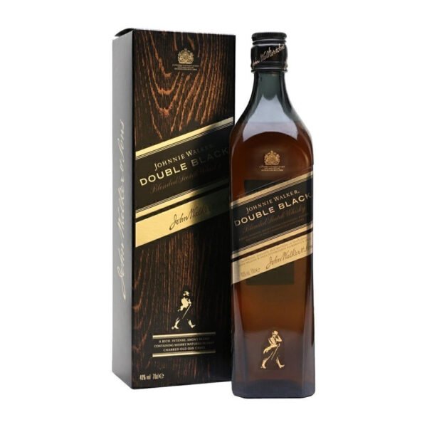 Johnnie Walker Double Black - Blended Scotch Whisky con Intenso Humo - Botella 750 ml