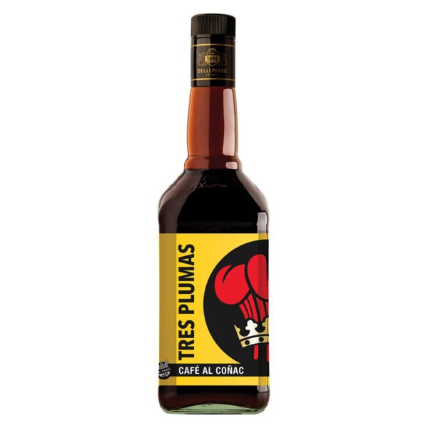 Licor Tres Plumas Café al Coñac