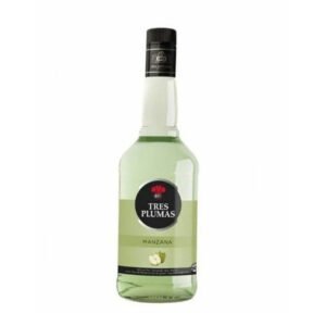 Licor Tres Plumas Manzana