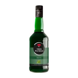 Licor Tres Plumas Menta