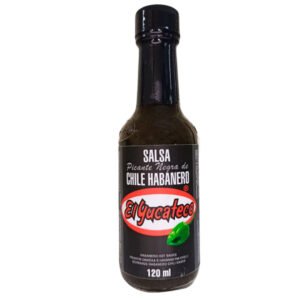 Salsa Picante Negra de Chile Habanero "El Yucateco" - Botella 120 ml