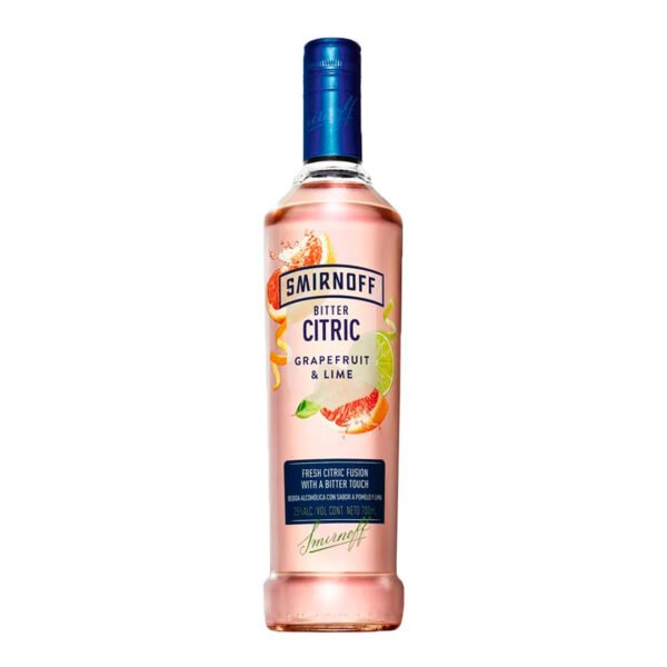 Smirnoff Flavored Vodka Bitter Citrus (Cítricos Amargos) - Botella 700 ml