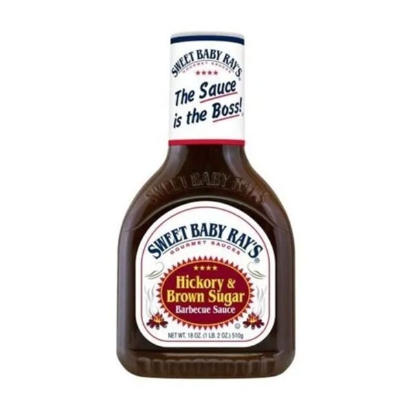 Sweet Baby Ray's Hickory & Brown Sugar BBQ Sauce - Botella Squeezable 510 grs (18 Oz)