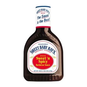 Sweet Baby Ray's Sweet & Spicy BBQ Sauce - Botella Squeezable 510 grs (18 Oz)