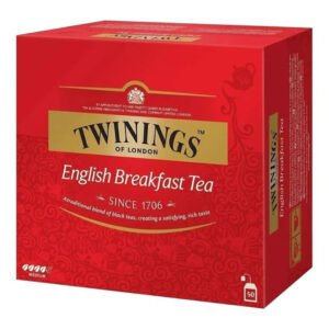 Twinings of London English Breakfast Tea - Caja con 50 Saquitos