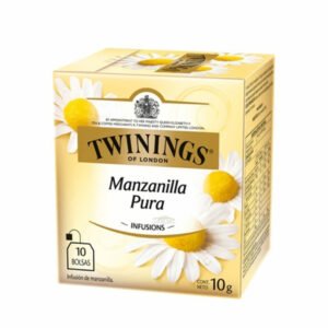 Twinings of London Infusión de Manzanilla - Caja con 10 Bolsas (15g)