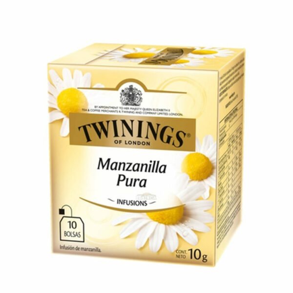 Twinings of London Infusión de Manzanilla - Caja con 10 Bolsas (15g)