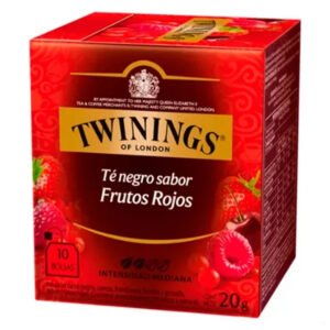 Twinings of London Té Negro Sabor Frutos Rojos - Caja con 10 Bolsas (20g)