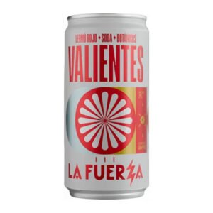 Valientes La Fuerza Vermú Rojo, Soda y Botánicos - Lata 269ml