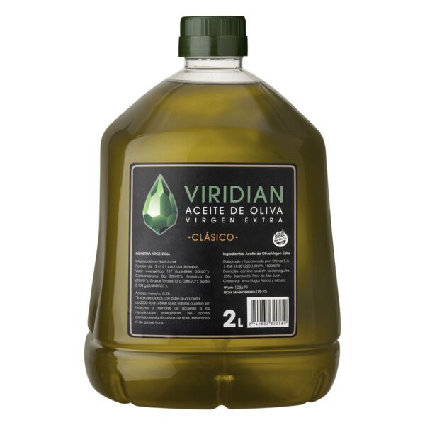 Viridian Aceite de Oliva Virgen Extra Clásico 2Lts