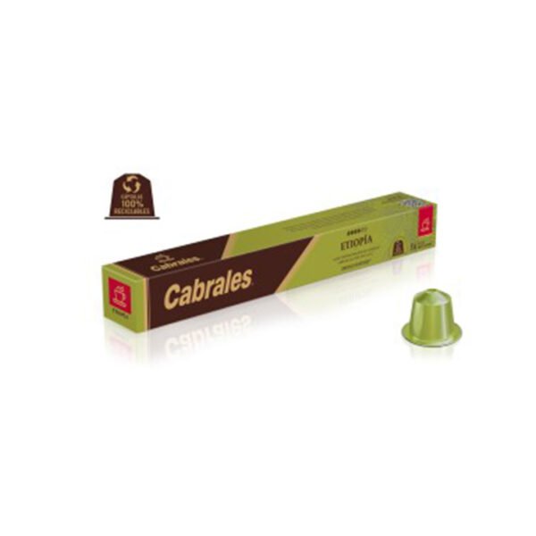 Cápsulas de Café Cabrales Nespresso Aluminio - Etiopía